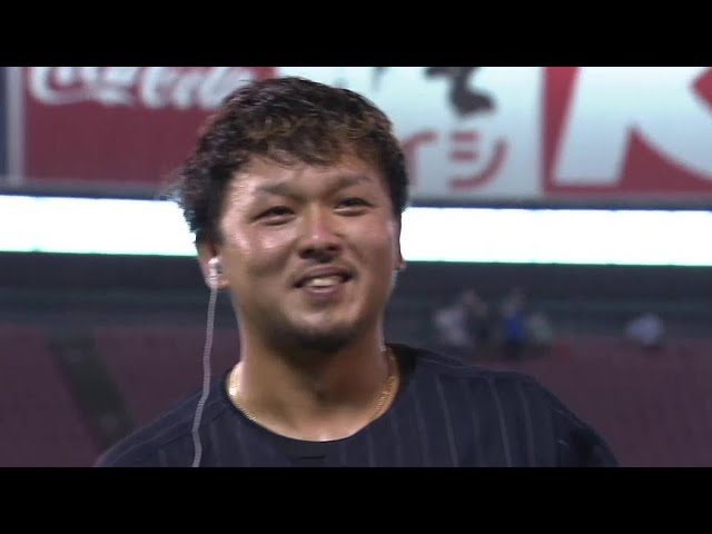 マリーンズ・田村選手ヒーローインタビュー 8/29 E-M