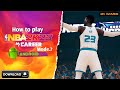 How to play NBA2k23 MyTEAM Career Mode on Android | Madali lang pala..