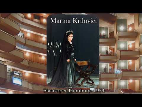 Marina Krilovici "Tacea la notte placida...Di tale amor" Il Trovatore; G. Verdi; Hamburg, 1974
