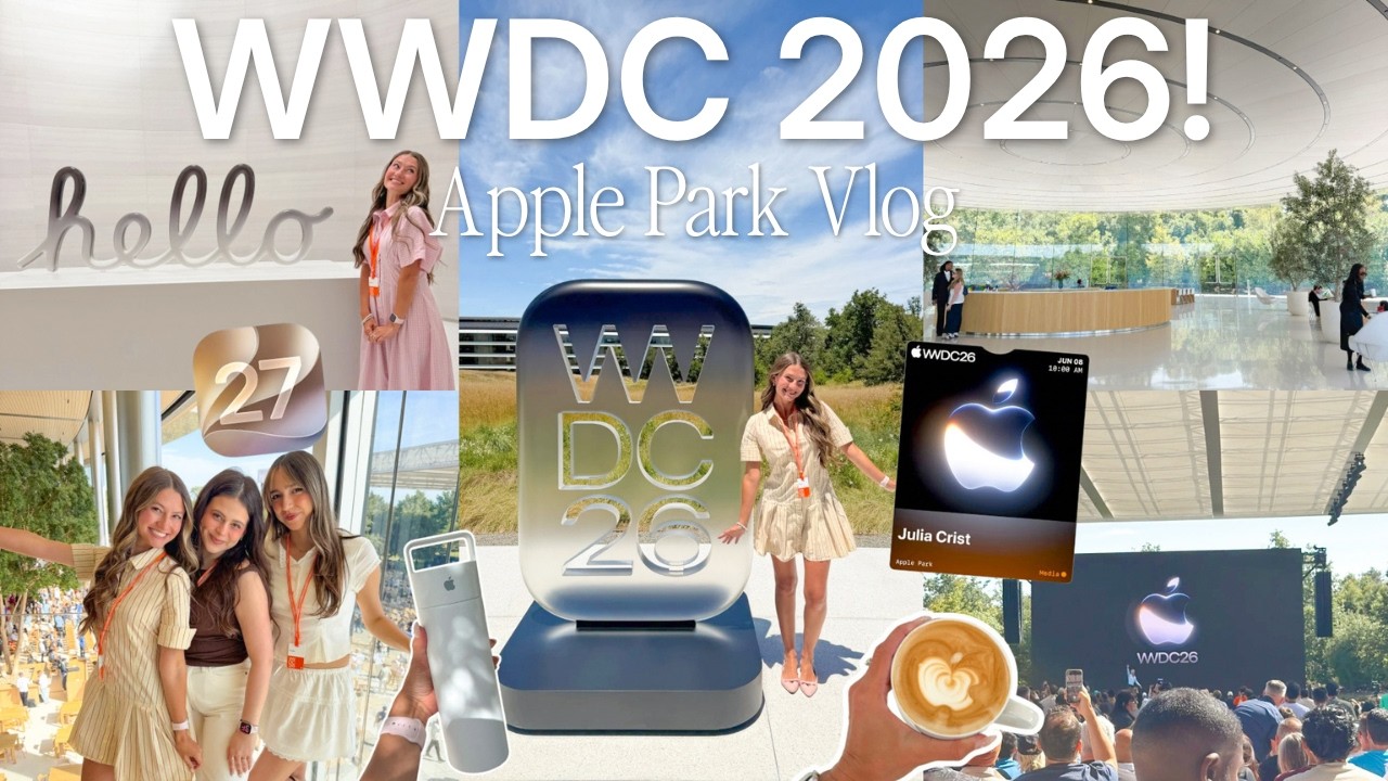 WWDC at Apple Park! 🌈 a dreamy week of tech, creators, & exciting wwdc 2026 Apple announcements!