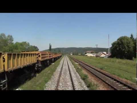 Calatorie cu trenul pe magistrala nr. 300 (partea 3: zona Poieni) - in HD 720p!