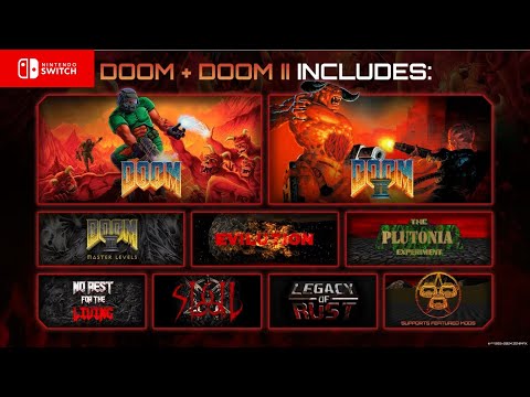 Doom + Doom 2 (Legacy of Rust) Nintendo Switch Gameplay