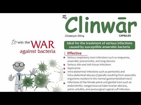 Clinwar clindamycin 300mg capsules, for hospital, packaging ...