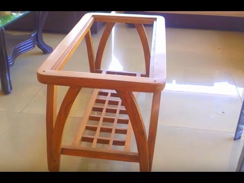 Teak wood coffee table