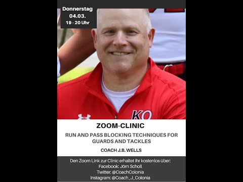 International Coaches Clinics – Coach J.B. Wells 2021/03/04 – Pass Blocking Techniques (G+T)