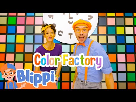 Color Factory NYC - Full Episode Blippi Educational Videos | Kids TV Shows Full Episodes