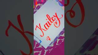 Download lagu KAILEY 🦋 #calligraphy #shorts  #handwriting #art #lettering #name …….✨❤️ mp3