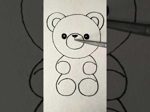 Comment dessiner un ours en peluche mignon