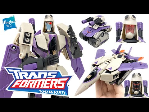 Transformers ANIMATED Voyager Class BLITZWING Triple Changer REVIEW