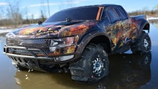 RC ADVENTURES - Snow & MUD? Simply an Invitation. Traxxas Slash 4x4, Juggernaut & Kyosho Rally Car