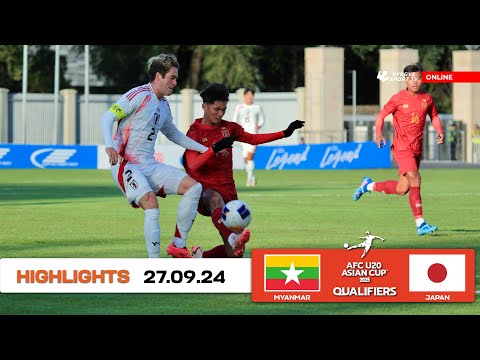 HIGHLIGHTS | Myanmar - Japan | AFC U-20 ASIAN CUP QUALIFIERS | GROUP «I»