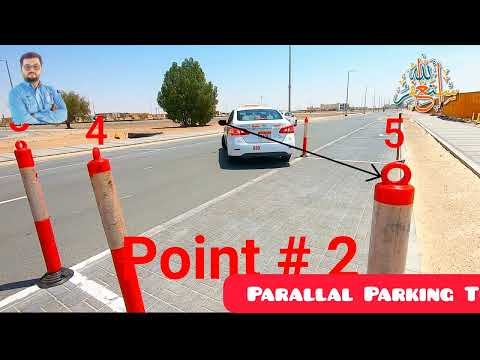 Watch the full parallel parking test for Saudi Arabia, UAE, and Oman! | Parallel Parking Test #india