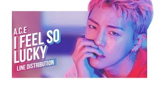 A.C.E - I Feel So Lucky Line Distribution (Color Coded) | 에이스