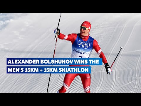 Cross country skiing | Men's 15km + 15km skiathlon highlights | Beijing 2022