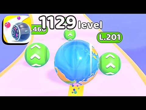 Level Up Balls ​- All Levels Gameplay Android,ios (Levels 124-126)