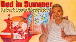 Bed in Summer by Robert Louis Stevenson Songs Rhymes Best Nursery Classic Illustrated subtitles