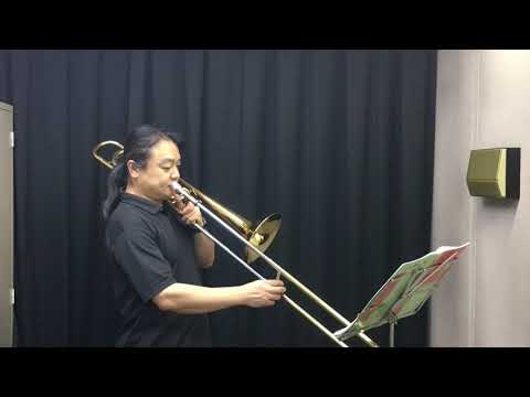 H.Voxman - Selected Studies for Trombone “Allegro moderato by Rossari”(Page-45)