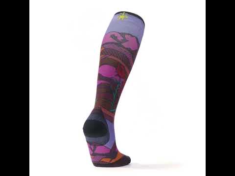 Презентація: SmartWool Ski Zero Cushion Floral Field Print OTC - SW002165 (J33/Picante)