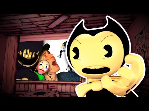 Bendy Reacts to DO NOT DRINK BENDY 😈 Baldi + Mario + Sonic - DIY Drink Cans