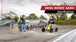 Minamas kartingas vaikams nuo 2 iki 5 metų | Buzzy Aero | Berg 24.30.21.00