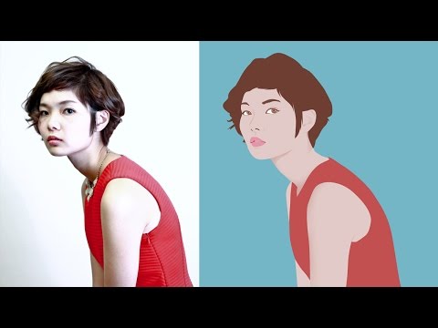 VECTOR VEXEL PHOTOSHOP TUTORIAL FACE BASIC 01 Isyana Sarasvati