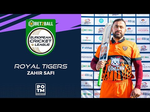 POTM: Z.Safi - ROT vs GRI | Highlights | Bet2Ball European Cricket League Day 4, Group B | ECL22