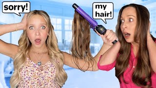 24 pranks in 24 hours! I DESTROYED MY MOM's HAIR! *She FREAKED OUT!*