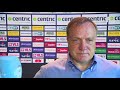 Een boze Advocaat na afloop van Sparta-Heracles 2-5
