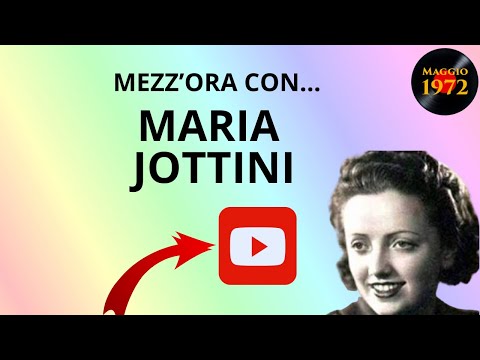 Mezz'ora con Maria Jottini