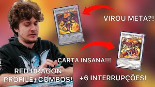 ESSE DECK DO ANIME É INSANO!!!! RED DRAGON É INSANO!! 