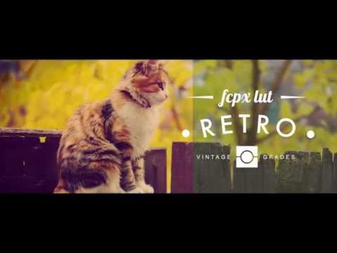 Pixel Film Studios - FCPX LUT Retro - Vintage Look-Up Tables - Final Cut Pro X