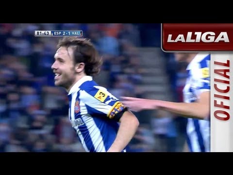 Gol de Verdú (2-1) en el RCD Espanyol - Valencia CF - HD