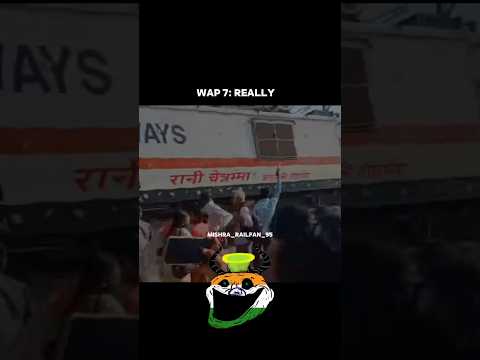 🗣️anyone stop train wap 7:himmat hai to samne aa tags:#funk #train #railway #railway #rail #jaidmeel