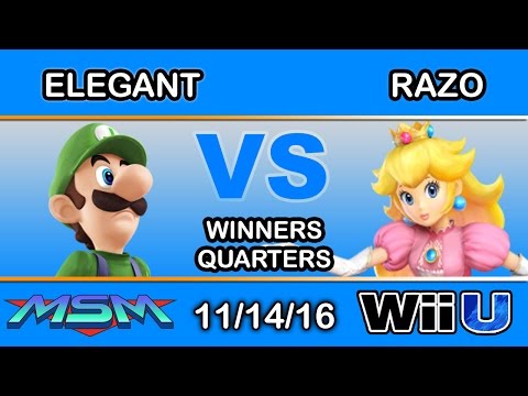 MSM 74 - eM | Elegant (Luigi) Vs. THB | Razo (Peach) Winners Quarters - Smash Wii U