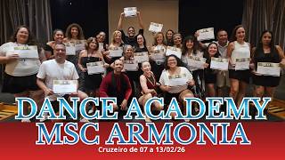 DANCE ACADEMY MSC ARMONIA! CRUZEIRO DE 07 A 13/02/2026