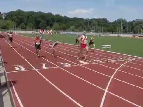 Deutsche Leichtathletikmeisterschaften der Senioren in Zittau 2015 200m M65 - W. Heckner
