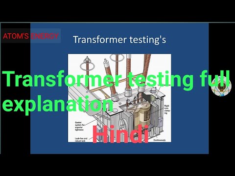 Pre-commissioning vector group test power transformer testin...