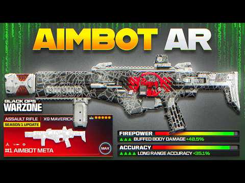 this *NEW* X9 MAVERICK is the BEST AR META LOADOUT in BO7 WARZONE! (Best Assault Rifle Class in WZ)
