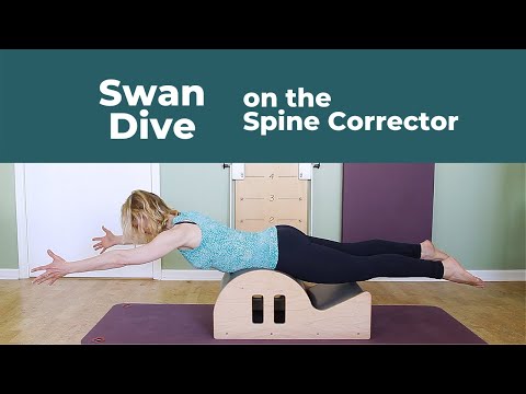 Swan Dive on the Spine Corrector⎮Pilates Encyclopedia