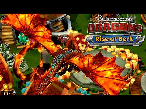 Premium Dragon FLASHFRIGHT (Fireworm) Max Level Titan 175 - Dragons: Rise Of berk