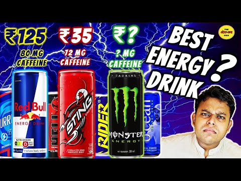 India's Favorite Energy Drink Brands: The BEST? | Top Energy Drink in India Review | THE FOOD LOGIC
