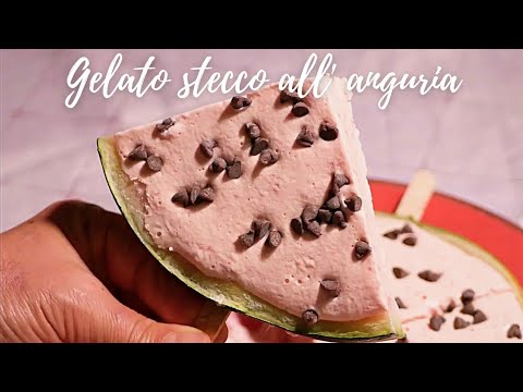 GELATO IN STECCO ALL' ANGURIA | FRESCO E BUONISSIMO | RICETTA FACILE E VELOCE