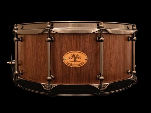 Woodland Percussion 14x6" Walnut Stave Snare Drum image 14