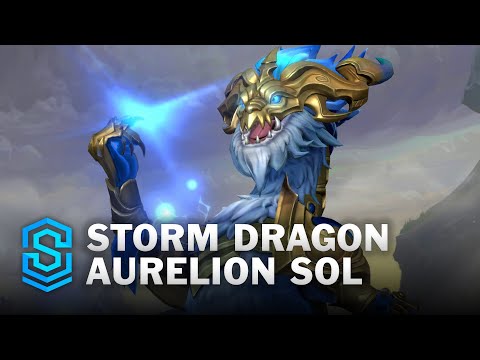 Storm Dragon Aurelion Sol Wild Rift Skin Spotlight