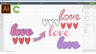 Multi Layer SVG from Illustrator for Cricut Design Space - convert text and images with ease