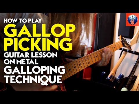 How to Play Gallop Picking - Guitar Lesson on Metal Galloping Technique
