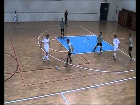 090514.Occasione River c a5, parata e palo Tridentum Daunex e gol Erjon 1-0