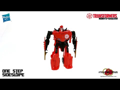 Video Review of the 2015 Transformers Robots in Disguise: One Step Sideswipe