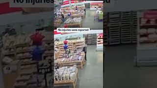 Video captures the moment a BJ's Wholesale Club roof collapsed during a rainstorm