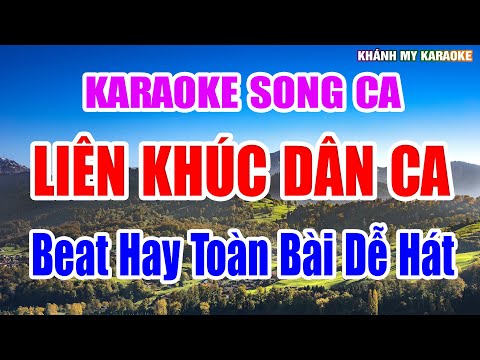 Liên Khúc Karaoke Song Ca Nhạc Sống Dân Ca Remix Tuyển Chọn Dễ Hát | Nhạc Sống Khánh My